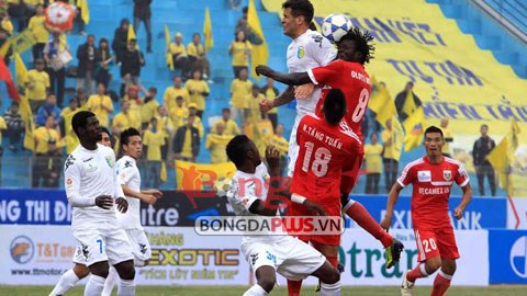 Con số tiêu biểu vòng 1 V-League 2014