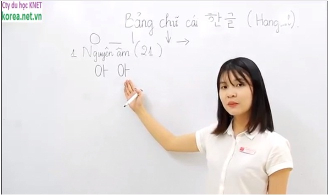 Cách học Bảng chữ cái tiếng Hàn 
