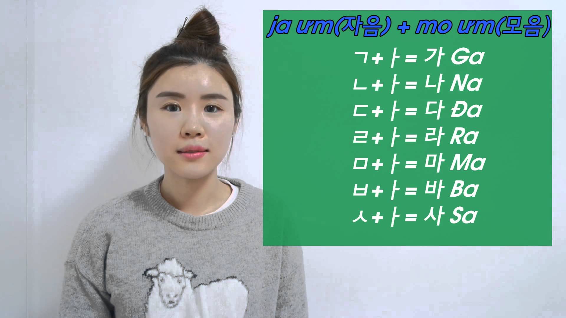 Hướng dẫn học bảng chữ cái tiếng Hàn thật đơn giản