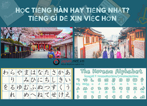 Học tiếng hàn hay tiếng Nhật? Tiếng gì dễ xin việc hơn - Japan.net.vn