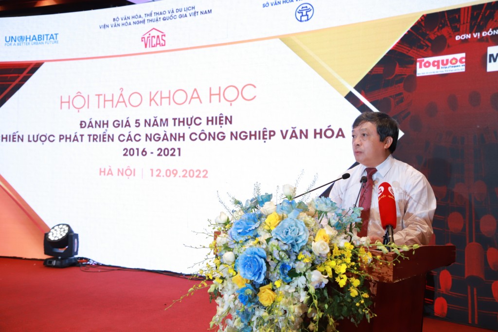 Thứ trưởng Đoàn Văn Việt phát biểu khai mạc hội thảo