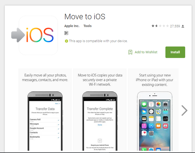 Hướng dẫn cách chuyển dữ liệu từ Android sang iOS với ứng dụng từ Apple