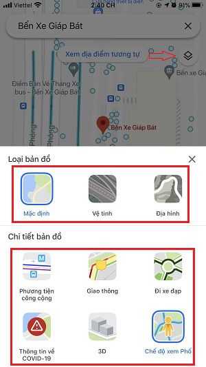 Hướng dẫn sử dụng tất tần tật các tính năng có trên Google Maps 5