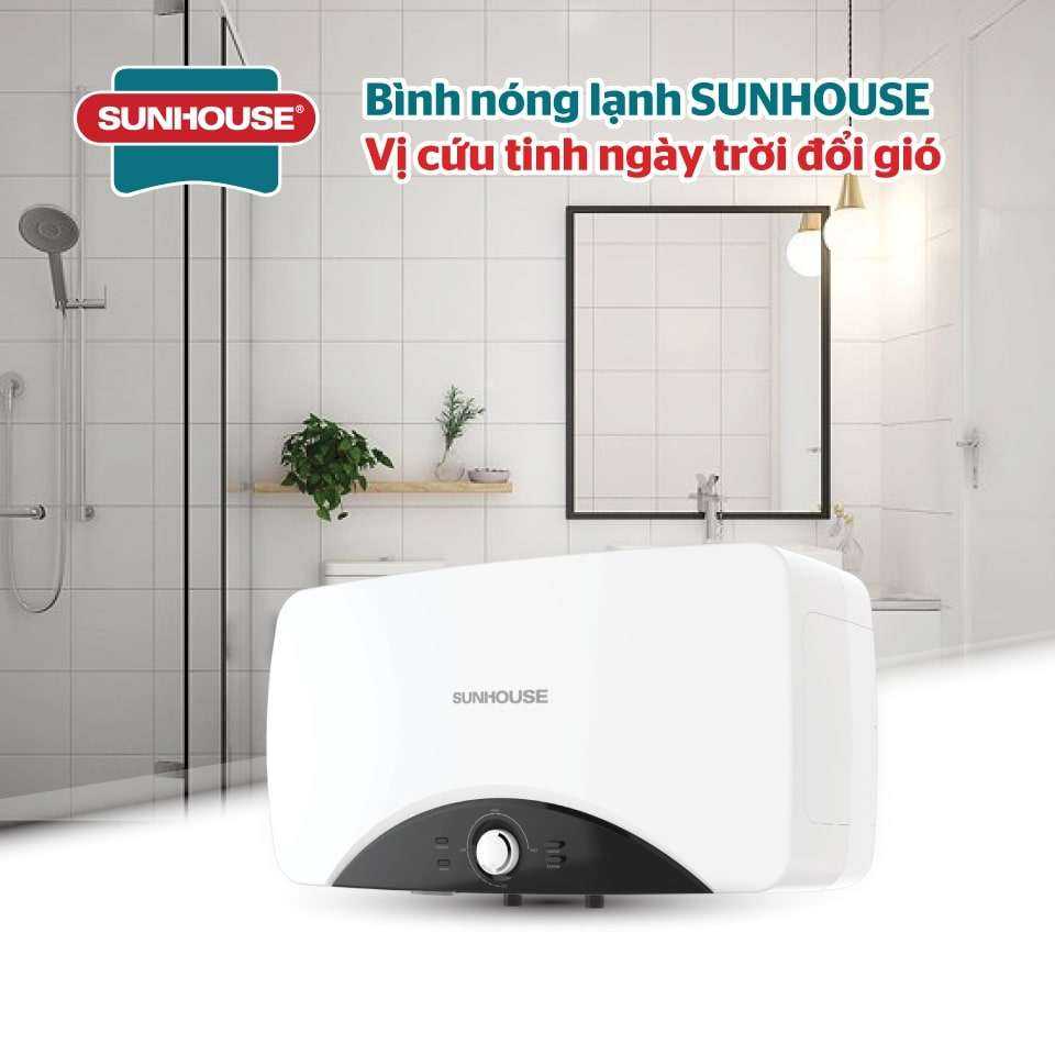 Bình nóng lạnh SUNHOUSE - Giải pháp tắm nước nóng vào mùa đông