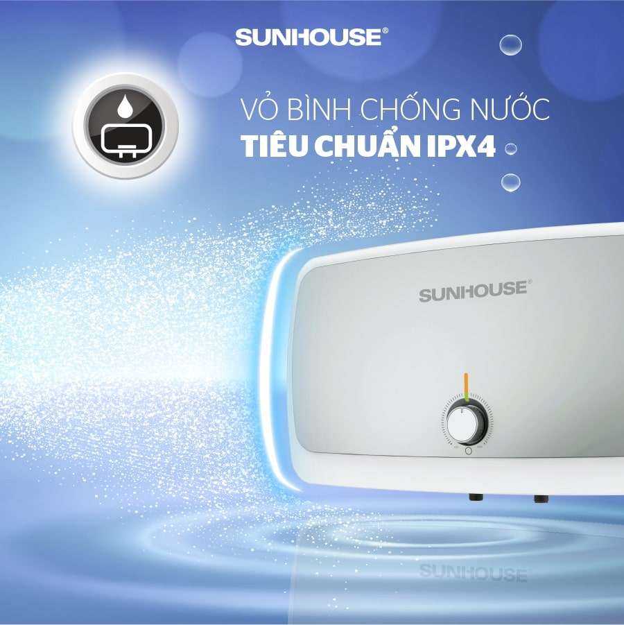 Bình nóng lạnh SUNHOUSE - Giải pháp tắm nước nóng vào mùa đông