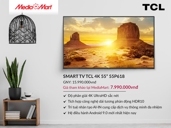 Top 05 Tivi 55 inch giảm giá mạnh trước Tết - Ảnh 3.