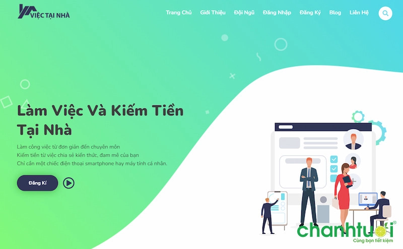 Việc Tại Nhà - nền tảng kiếm tiền trực tuyến