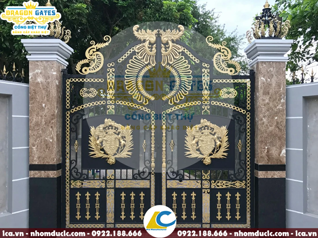 cổng sắt nghệ thuật LCA 22