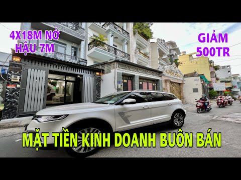 Bán nhà Gò Vấp | Nhà Mặt Tiền Buôn Bán 4m x 18M NỞ HẬU 7M 6PN GIẢM GIÁ 500 TRIỆU bán gấp đảm bảo rẻ