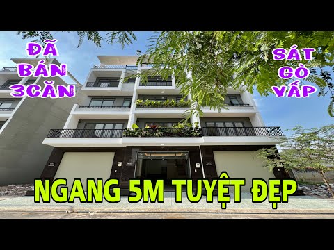 Bán nhà quận 12 | Khu đồng bộ Ngang 5M 4 lầu tuyệt đẹp Ngay Ngã 4 Ga đường 12m sát Gò Vấp giá 5.XTỷ