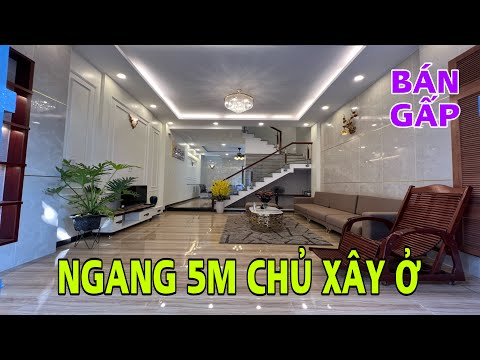 Bán nhà Gò Vấp | Nhà chính chủ xây ở Ngang 5M nội thất đẹp - Cần Bán Gấp