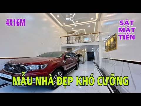 Bán nhà Gò Vấp | Siêu phẩm 4m x 16m thiết kế nội thất đẹp khỏi chê Ngay Trường Học Nguyễn Du Gò Vấp