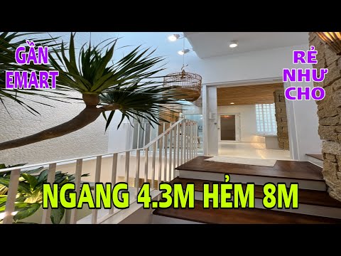 Bán nhà Gò Vấp | Nhà phố NGANG 4.3M NGAY P6 KHU ĐẸP HẺM 8M tặng nội thất Dương Quảng Hàm sát EMART