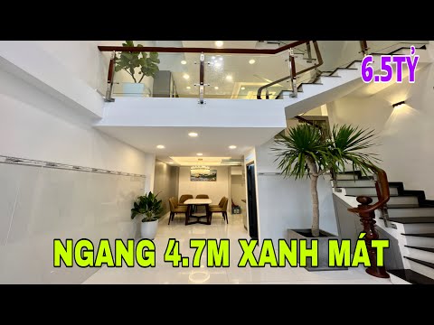 Bán nhà Gò Vấp | Nhà Ngang 4.7m lững 3 lầu nội thất đẹp giá 6.5 tỷ