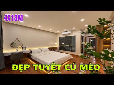 Bán nhà Gò Vấp | Nhà phố đẹp 4m x 18m chủ xây ở Thiết Kế đẹp đến mê mẫn - Bán Gấp