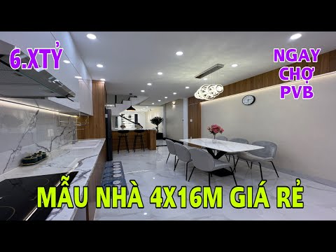 Bán nhà Gò Vấp Nhà 4m x 16m 3 lầu Ngay Chợ Phạm Văn Bạch giá cực rẻ chỉ hơn 6 tỷ