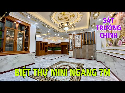 Bán nhà quận 12 | Biệt Thự Mini Ngang 7M nội thất Gõ Đỏ còn một căn duy nhất ai mua có giá tốt