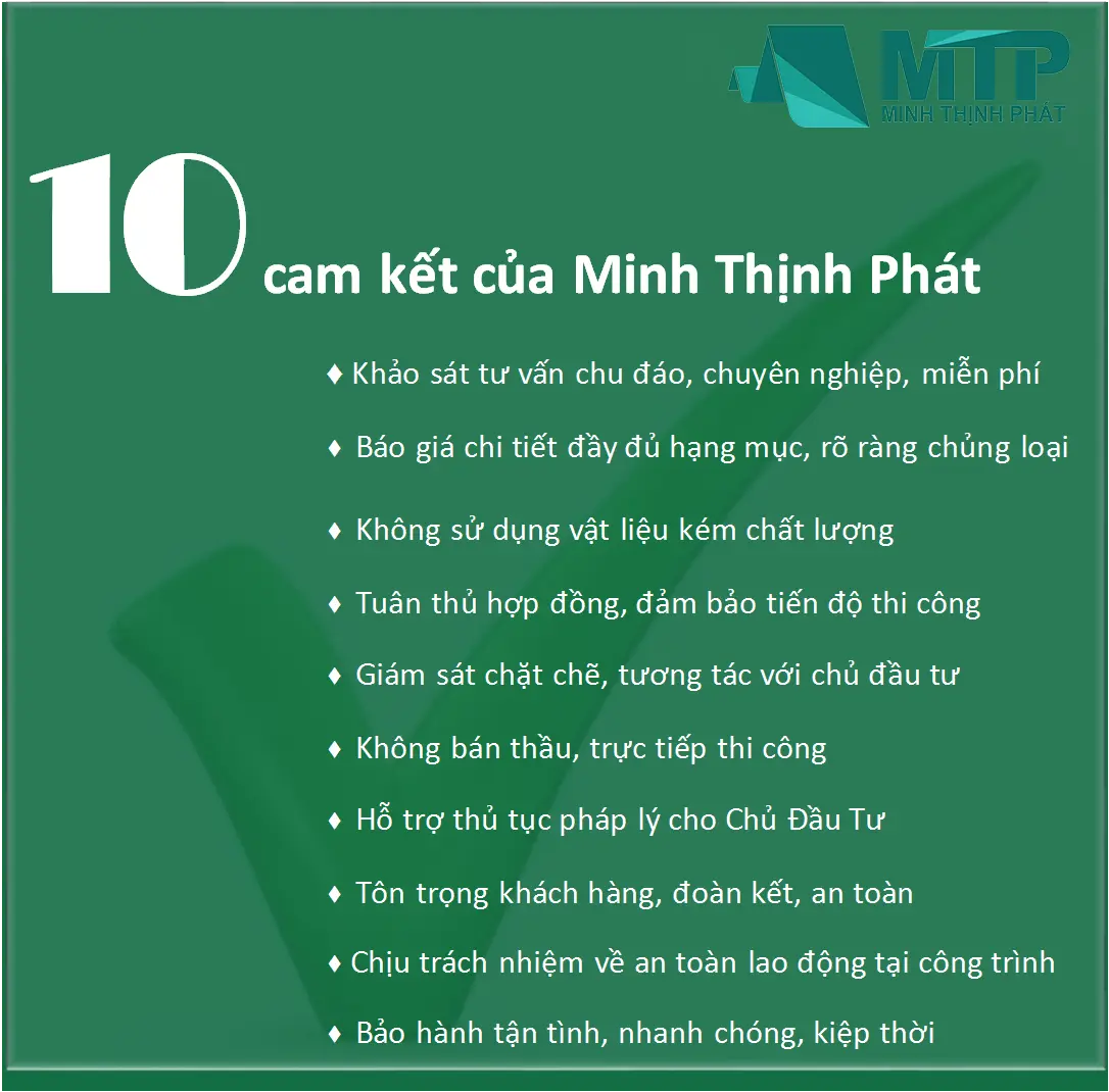 10 cam kết