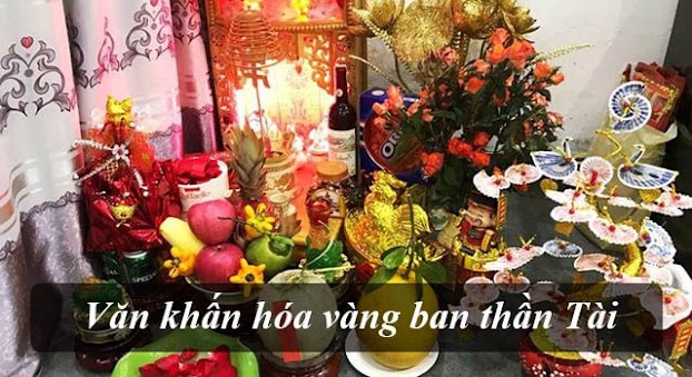 Văn Khấn Hóa Vàng Ban Thần Tài Chuẩn Nhất