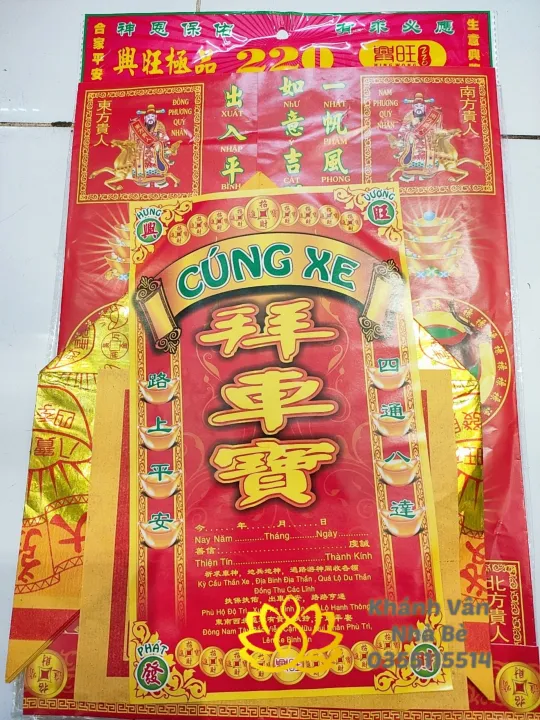 cách cúng xe mới