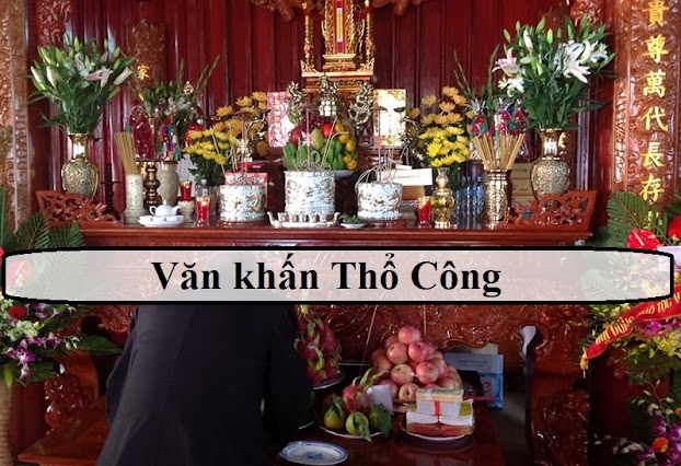 Văn Khấn Lập Bàn Thờ Thổ Công Mới Chuẩn Nhất