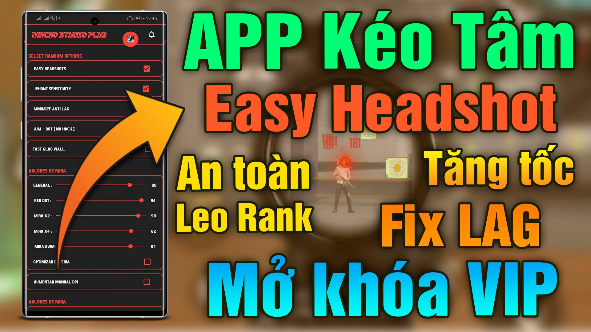 7 Top 9 app kéo tâm free fire 2022 mới nhất 3