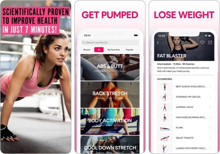 app tập gym cho phái đẹp