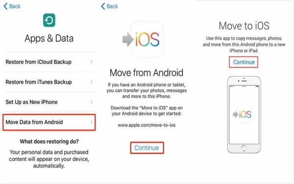 Thiết lập ứng dụng Move to iOS trên iPhone của bạn