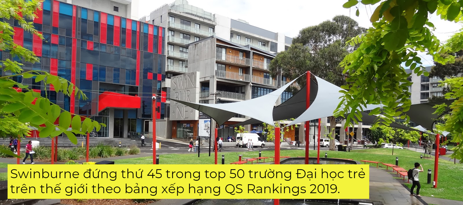 Swinburne Ranking thuộc TOP 45 các trường Đại học trẻ trên thế giới