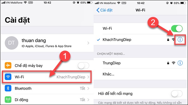 Thay đổi DNS của iPhone (1)