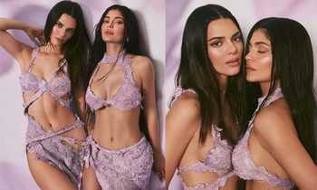 Chị em Kendall và Kylie Jenner mặc mốt ‘Cái Bang’ khoe đường cong ‘bỏng mắt’