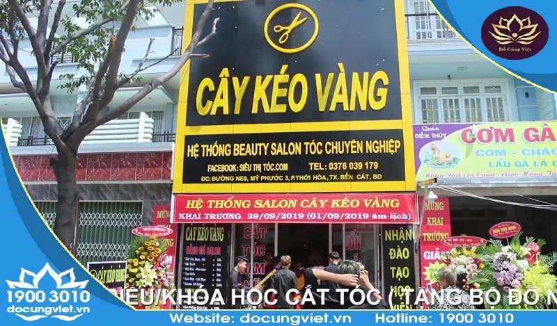 cúng khai trương tiệm tóc