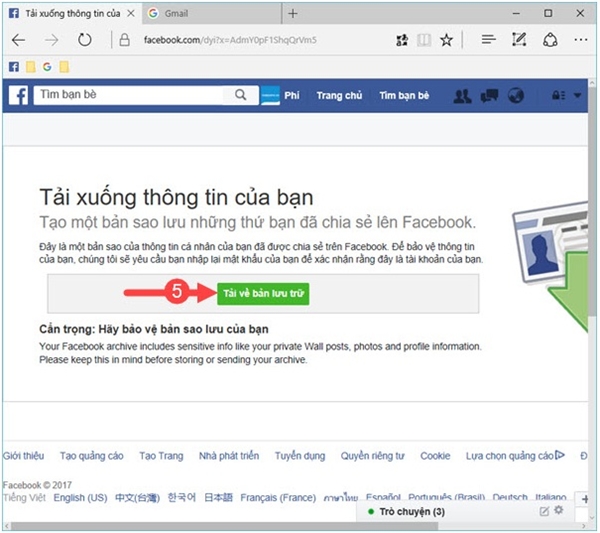 Khôi phục tin nhắn đã xóa trên Facebook 1