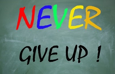 Đừng bao giờ bỏ cuộc!