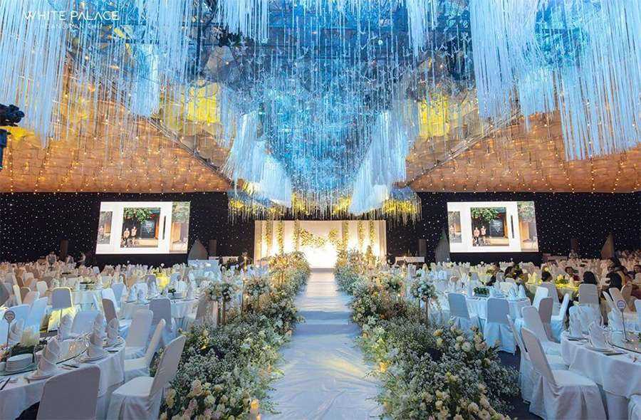 Không gian nhà hàng tiệc cưới White Palace tại TPHCM