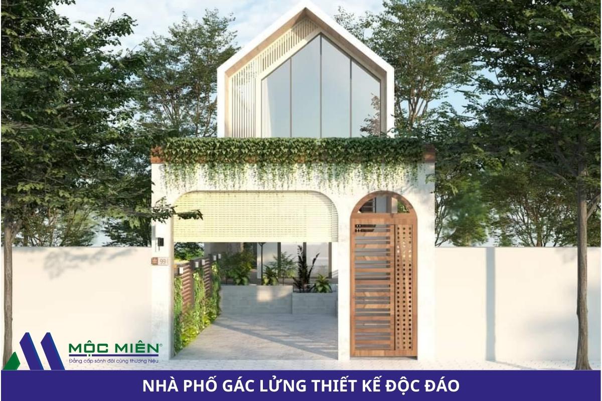 Ngôi nhà phố gác lửng