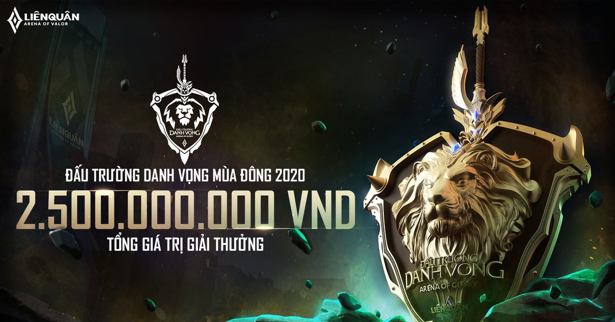 Đấu Trường Danh Vọng mùa đông 2020 tiếp tục lập kỷ lục, nâng tổng giải thưởng lên 2,5 tỉ đồng