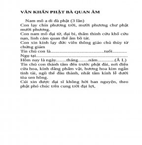 VĂN KHẤN PHẬT bà QUAN âm - Tài liệu text