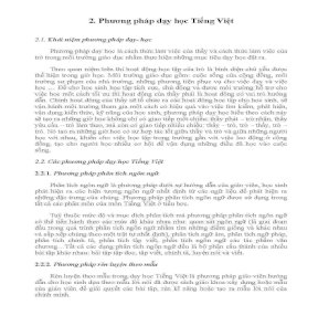 Các phương pháp dạy học Tiếng Việt - Tài liệu text