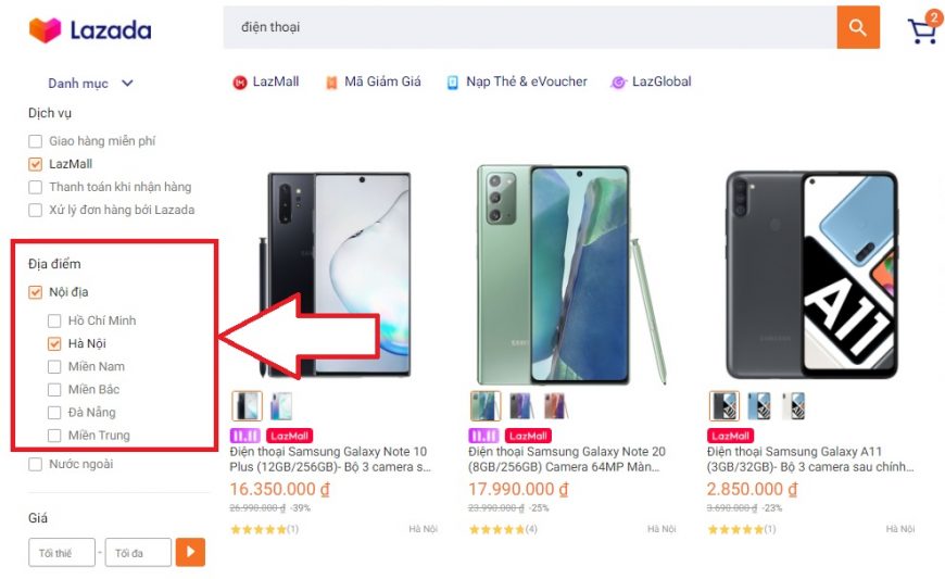 lazada có giao hàng chủ nhật không 