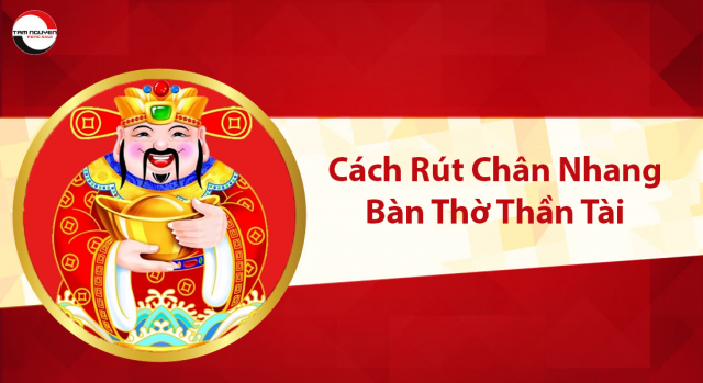 rút chân nhang bàn thờ thần tài