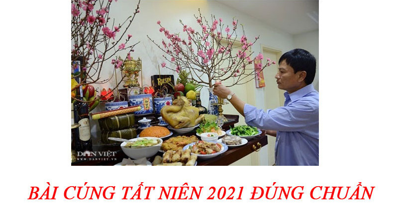 Bài cúng tất niên 2021 chuẩn nhất