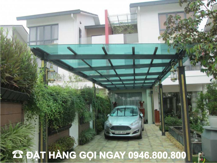 Phong thủy làm mái che trước nhà