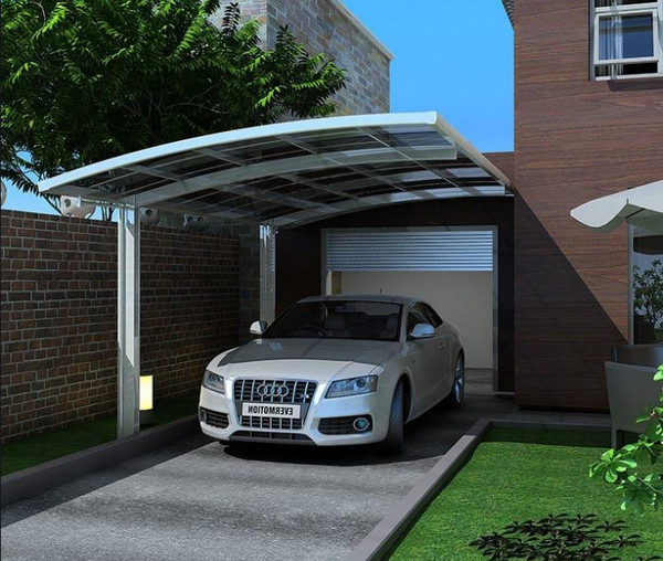 Mái hiên vòm dành cho chỗ để xe hơi