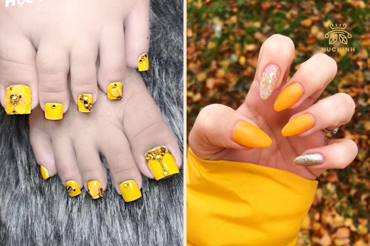 mẫu nail đón tết