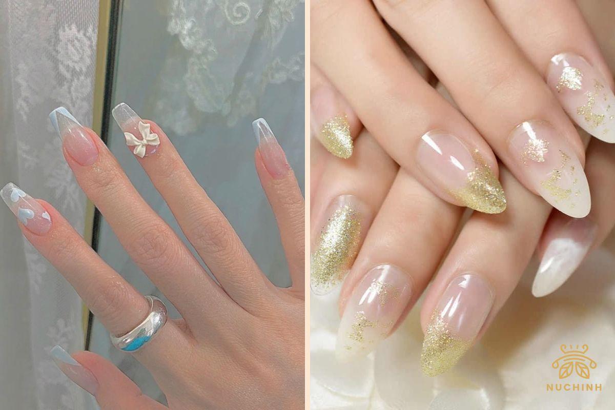 Mẫu nail Tết 2023 đơn giản