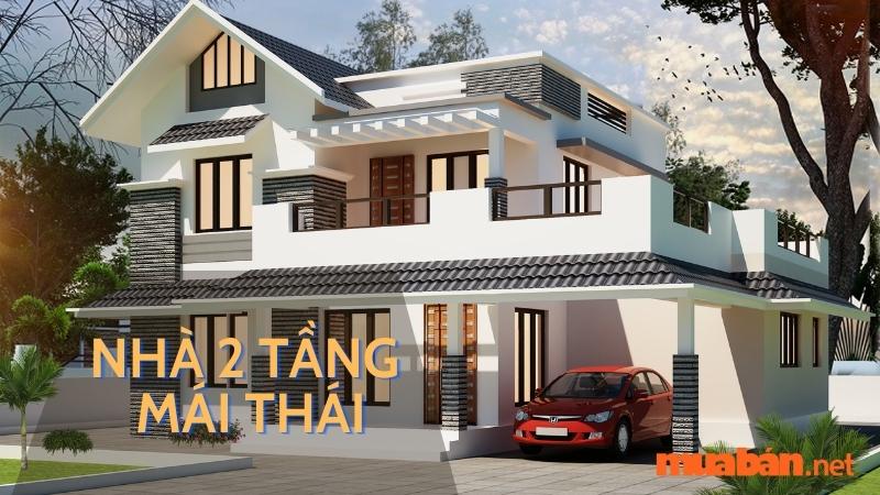 50+ Mẫu Nhà 2 Tầng đẹp Mái Thái Hiện đại đón đầu Xu Hướng 2023