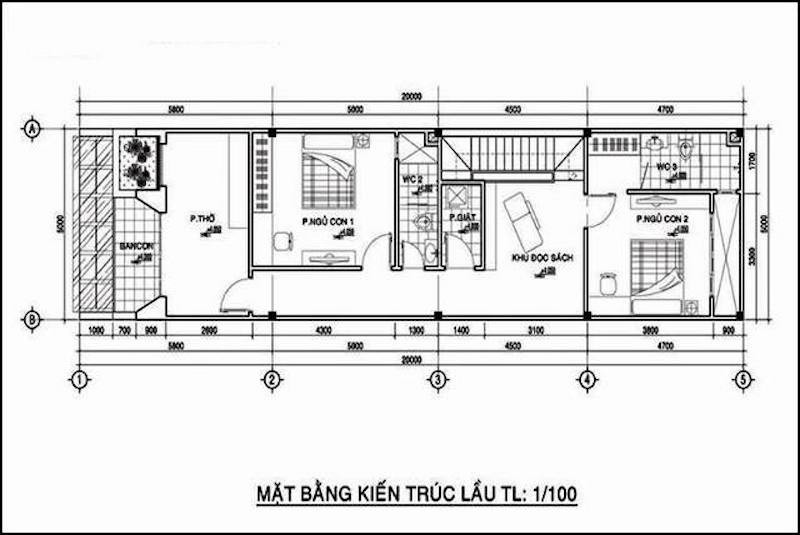 Mẫu nhà 2 tầng giá 800 triệu có gara 