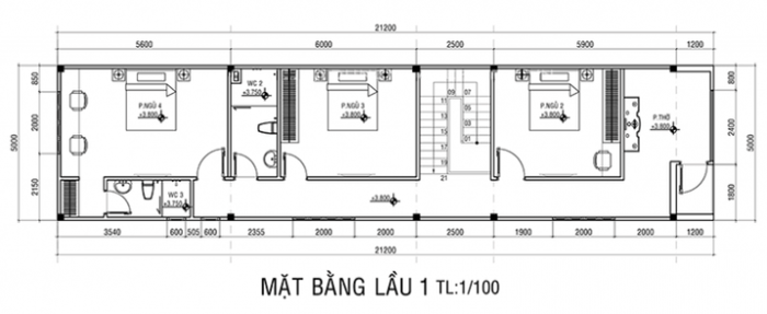 mẫu nhà 2 tầng sang trọng ở Đà Nẵng