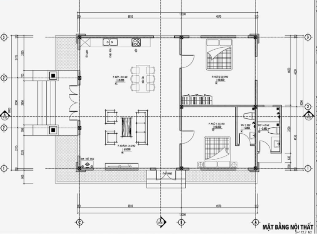 mẫu nhà cấp 4 9x12m